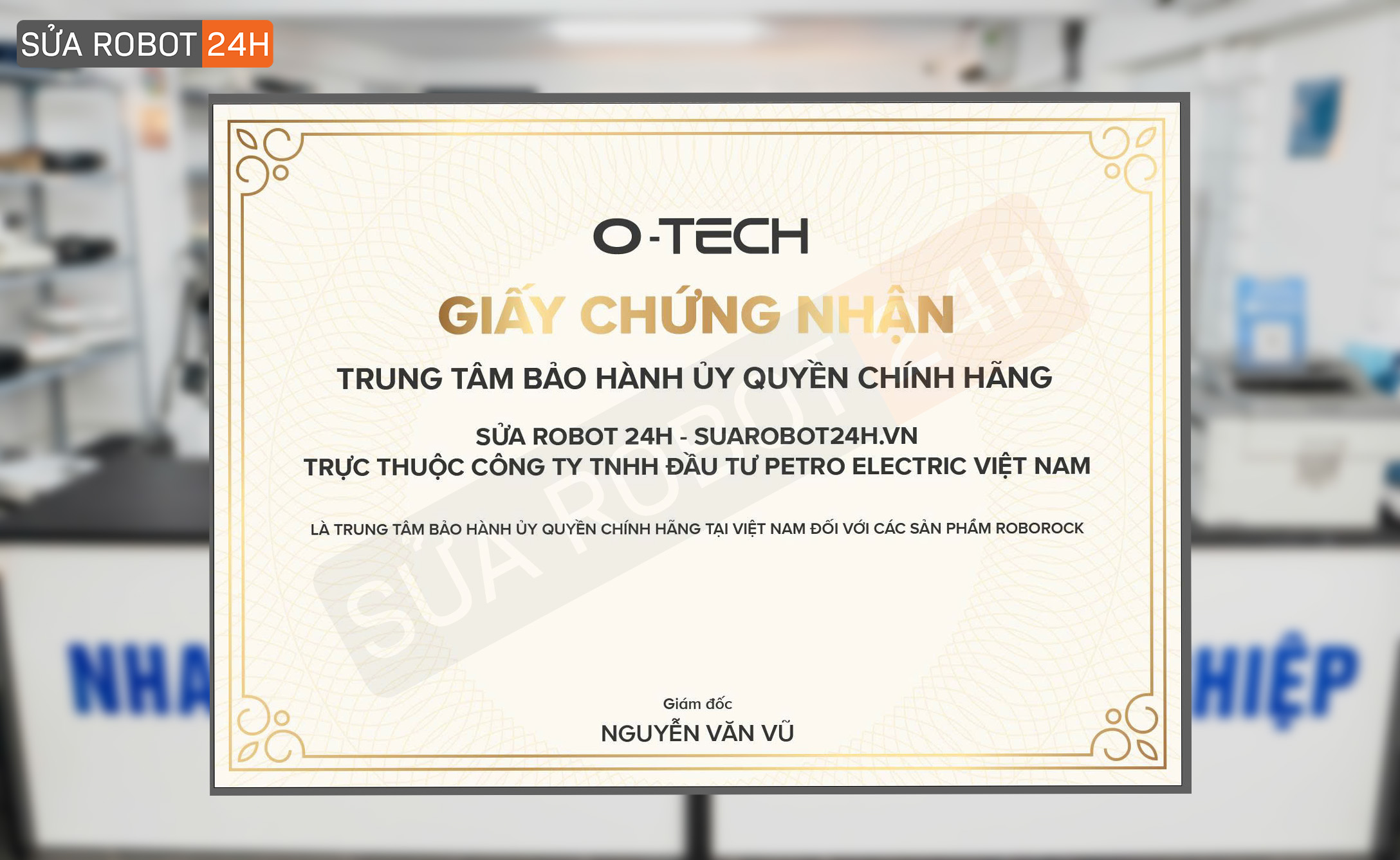 Sửa Robot 24H – Trung tâm bảo hành ủy quyền chính hãng Roborock tại Việt Nam